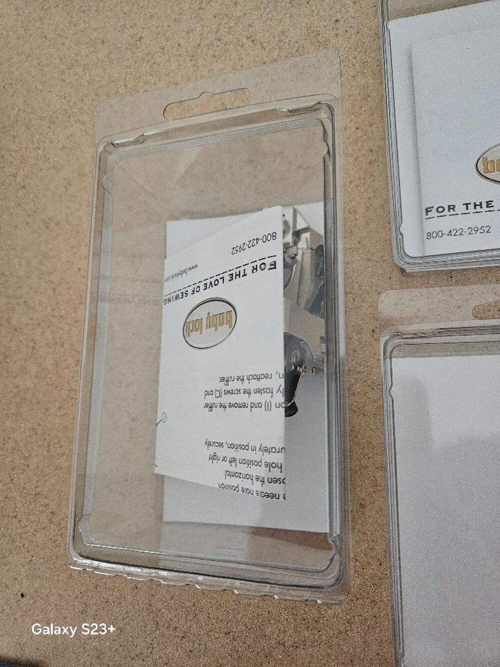 5 BABY LOCK RUFFLING BRAIDING TEFLON QUILTING FOOT SEWING ACCESSORY ATTACHMENT - Picture 8 of 12